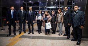 На Бакинском вокзале встретили 10-миллионного пассажира АЖД (ФОТО)