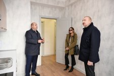 Президент Ильхам Алиев и Первая леди Мехрибан Алиева приняли участие в открытии 2-го жилого комплекса в Агдаме и встретились с переселившимися сюда жителями (ВИДЕО/ФОТО)