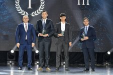 Вице-президент Фонда Гейдара Алиева Лейла Алиева и руководитель Баку Медиа Центра Арзу Алиева приняли участие в Гала-церемонии, посвященной спортивным итогам года (ФОТО)