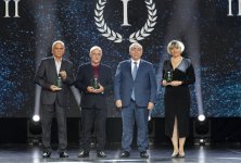 Вице-президент Фонда Гейдара Алиева Лейла Алиева и руководитель Баку Медиа Центра Арзу Алиева приняли участие в Гала-церемонии, посвященной спортивным итогам года (ФОТО)