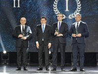 Вице-президент Фонда Гейдара Алиева Лейла Алиева и руководитель Баку Медиа Центра Арзу Алиева приняли участие в Гала-церемонии, посвященной спортивным итогам года (ФОТО)