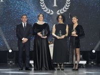 Вице-президент Фонда Гейдара Алиева Лейла Алиева и руководитель Баку Медиа Центра Арзу Алиева приняли участие в Гала-церемонии, посвященной спортивным итогам года (ФОТО)