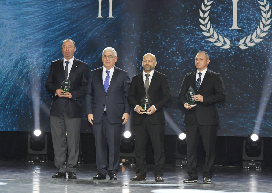 Вице-президент Фонда Гейдара Алиева Лейла Алиева и руководитель Баку Медиа Центра Арзу Алиева приняли участие в Гала-церемонии, посвященной спортивным итогам года (ФОТО)