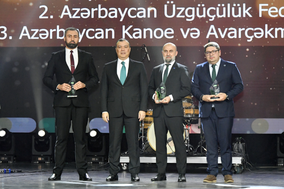 Вице-президент Фонда Гейдара Алиева Лейла Алиева и руководитель Баку Медиа Центра Арзу Алиева приняли участие в Гала-церемонии, посвященной спортивным итогам года (ФОТО)