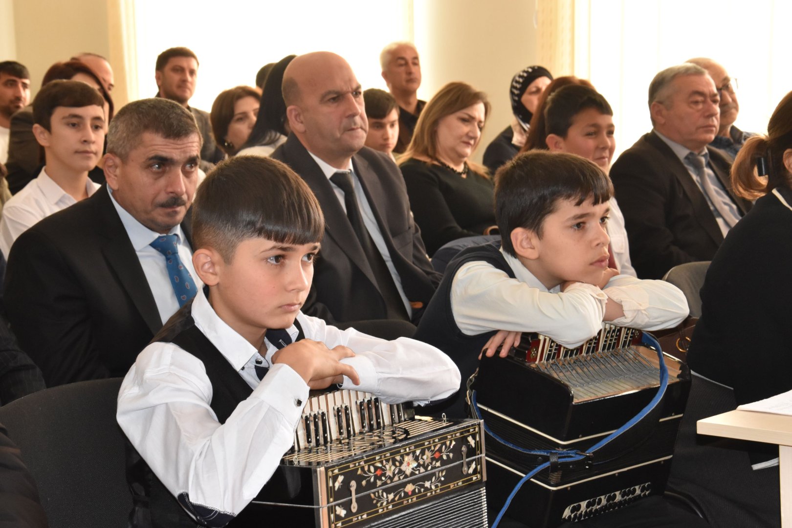 В Евлахе прошли мастер-классы по специальностям гармонь и ханенде (ФОТО)