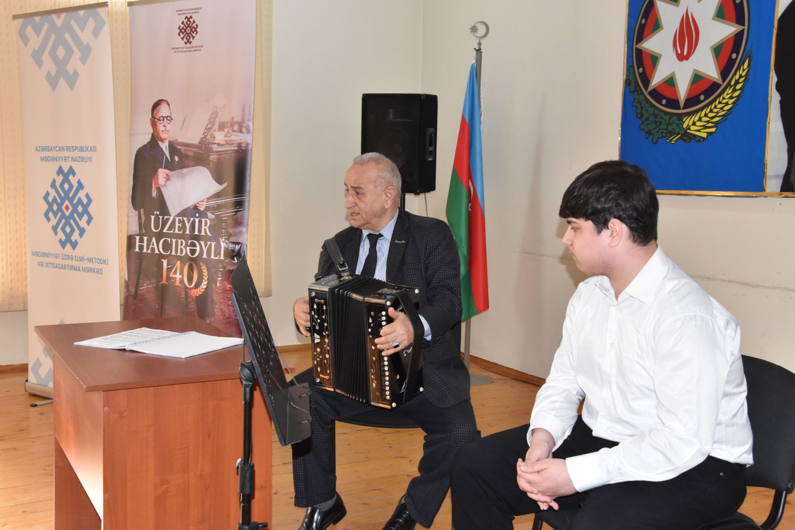 В Евлахе прошли мастер-классы по специальностям гармонь и ханенде (ФОТО)