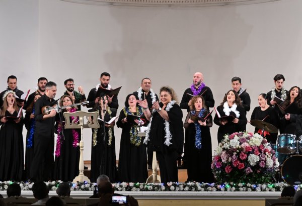 В Филармонии прошёл концерт ко Дню солидарности азербайджанцев мира и Новому году (ФОТО)