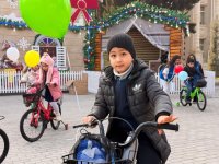 По инициативе вице-президента Фонда Гейдара Алиева Лейлы Алиевой в Евлахе было организовано новогоднее празднество для детей (ФОТО)