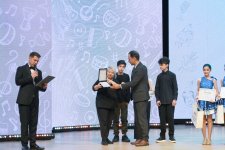 Вице-президент Фонда Гейдара Алиева Лейла Алиева и Алена Алиева приняли участие в заключительной церемонии награждения победителей Детского художественного фестиваля (ФОТО)