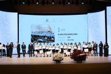 Вице-президент Фонда Гейдара Алиева Лейла Алиева и Алена Алиева приняли участие в заключительной церемонии награждения победителей Детского художественного фестиваля (ФОТО)