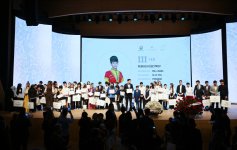 Вице-президент Фонда Гейдара Алиева Лейла Алиева и Алена Алиева приняли участие в заключительной церемонии награждения победителей Детского художественного фестиваля (ФОТО)