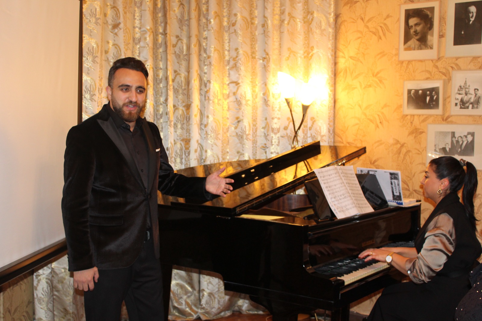 В рамках проекта "Гости Бюльбюля" прошел вечер к 110-летию легендарного Рашида Бейбутова (ФОТО)