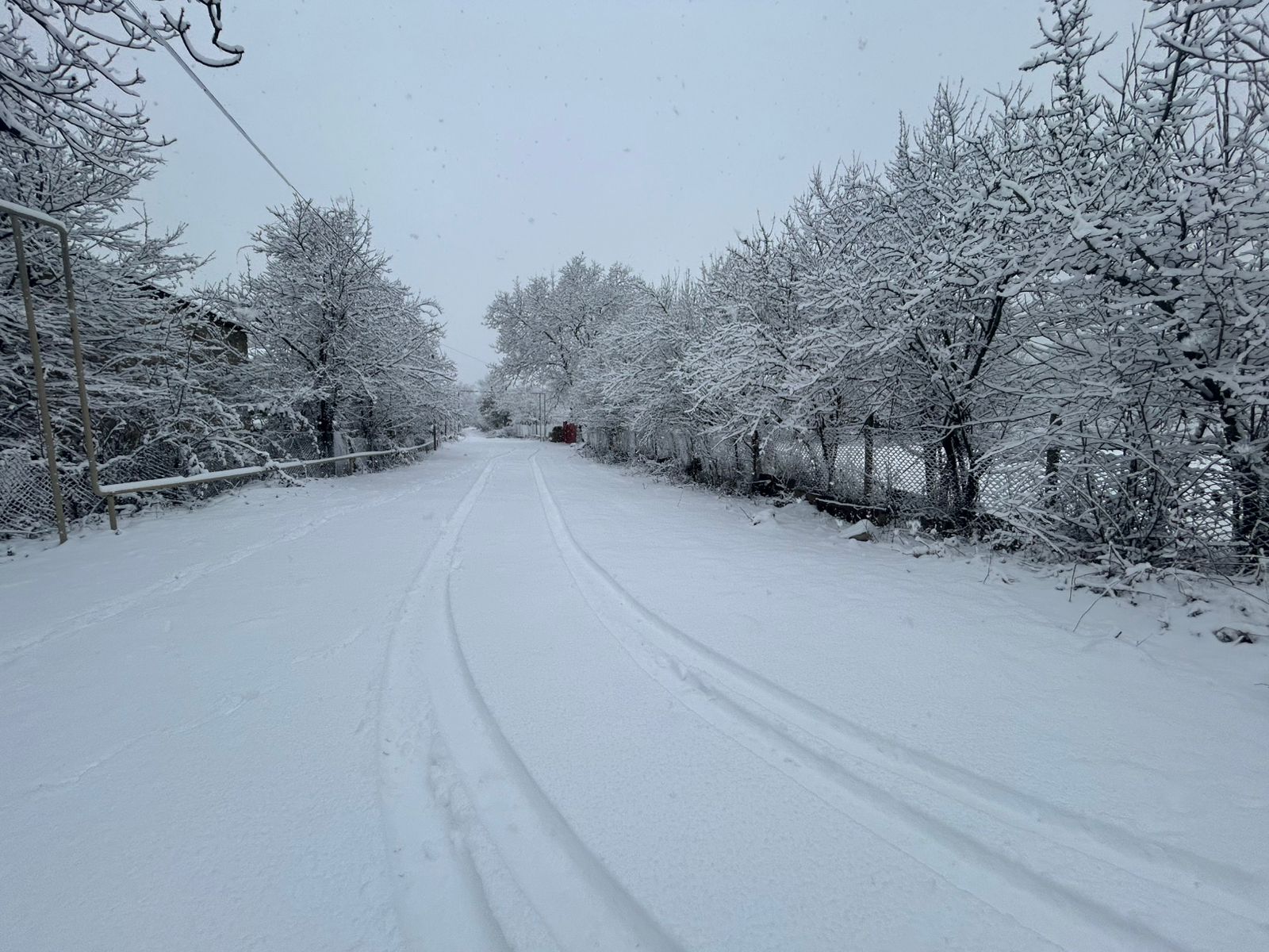 В Агдере дороги очищаются от снега специальной техникой (ФОТО)