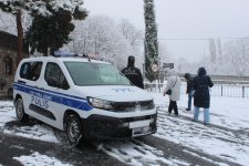Полиция Азербайджана перешла на усиленный режим работы из-за погодных условий (ФОТО)