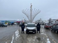 Полиция Азербайджана перешла на усиленный режим работы из-за погодных условий (ФОТО)