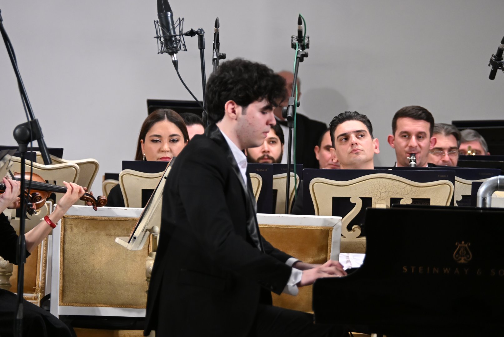 В Баку состоялся концерт, посвящённый Дню cолидарности азербайджанцев мира и Новому году (ФОТО)