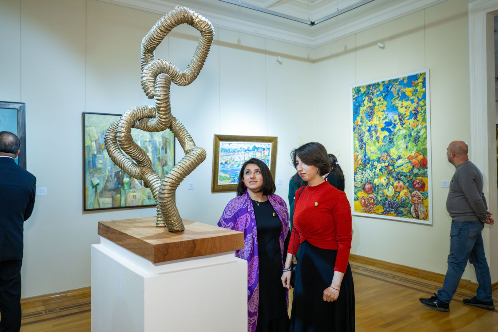 Состоялось открытие выставки, посвящённой 25-летию Азербайджанской академии художеств (ФОТО)