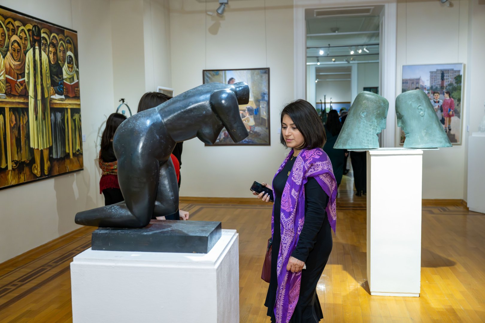 Состоялось открытие выставки, посвящённой 25-летию Азербайджанской академии художеств (ФОТО)