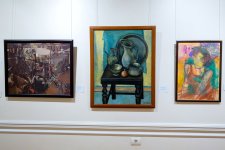 Состоялось открытие выставки, посвящённой 25-летию Азербайджанской академии художеств (ФОТО)
