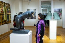 Состоялось открытие выставки, посвящённой 25-летию Азербайджанской академии художеств (ФОТО)