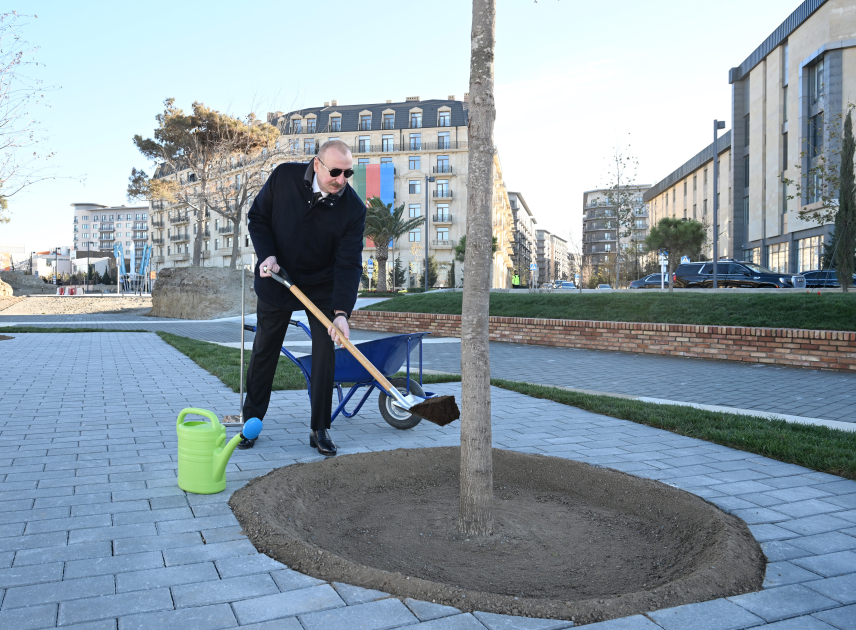 Президент Ильхам Алиев и Первая леди Мехрибан Алиева посетили «Баку Белый город» (ФОТО/ВИДЕО)