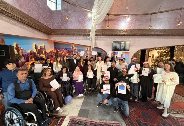 В Баку прошел инклюзивный праздник "Цвет желаний", посвященный Новому году (ФОТО)