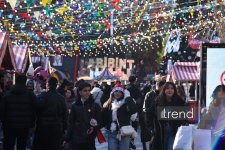 Баку в преддверии Нового года (ФОТОРЕПОРТАЖ)