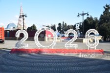 Баку в преддверии Нового года (ФОТОРЕПОРТАЖ)