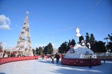 Баку в преддверии Нового года (ФОТОРЕПОРТАЖ)