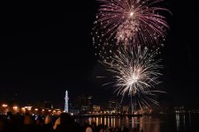 В Баку по случаю Нового года состоялся праздничный салют (ФОТО)