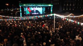 В Ханкенди состоялся праздничный салют (ФОТО/ВИДЕО)