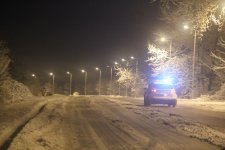 Полиция Азербайджана работает в непрерывном режиме в связи с погодными условиями (ФОТО)