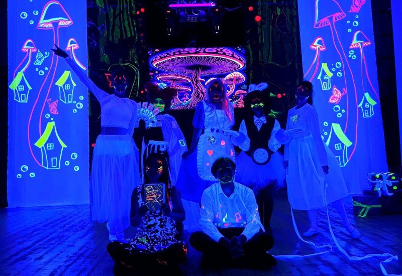 "Алиса в Стране чудес" в неоновом измерении: современная сценическая магия в Баку (ФОТО)