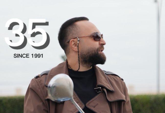 Азад Шабанов отметил 35-летие на мотороллере с велолюбителями (ВИДЕО)