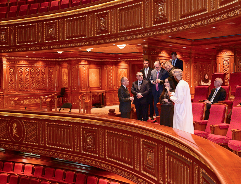 Вице-президент Фонда Гейдара Алиева Лейла Алиева побывала в Королевском оперном театре в Маскате (ФОТО)