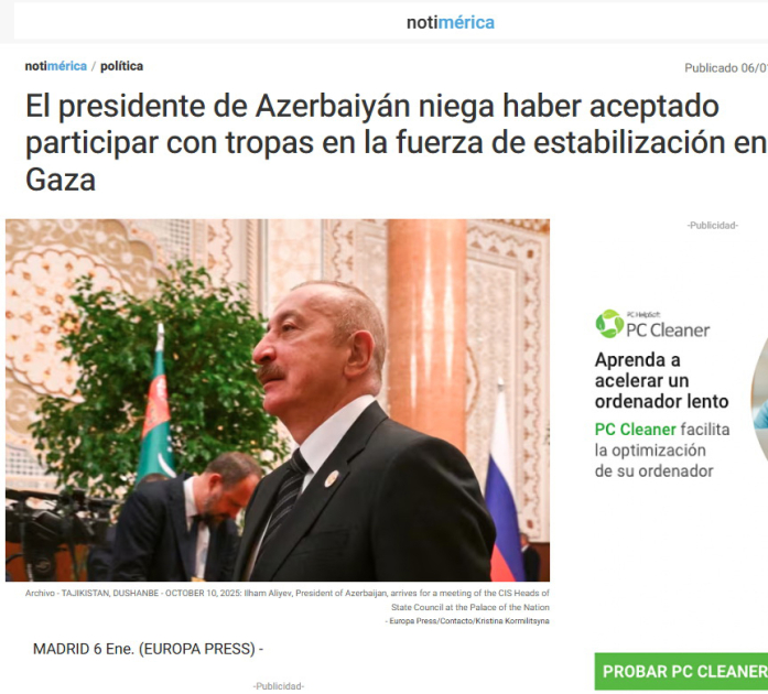 Интервью Президента Ильхама Алиева местным телеканалам - в центре внимания мировых медиа (ФОТО)