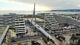 В Баку построен уникальный пешеходный мост (ФОТО)