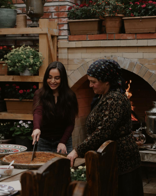 Вице-президент Фонда Гейдара Алиева Лейла Алиева стала гостем проекта Kənd Həyatı в Гусаре (ФОТО)