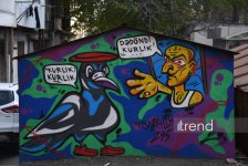 Искусство граффити на улицах Баку - живой организм, способный чувствовать, говорить и меняться (ФОТО)