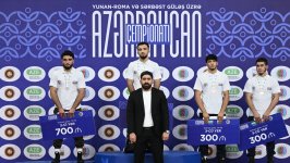 В Азербайджане определились призёры чемпионата по вольной борьбе (ФОТО)