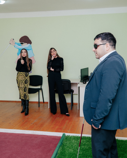 Арзу Алиева и Алена Алиева посетили Приют и учреждение социальной реабилитации для лиц из уязвимых групп населения (ФOTO)