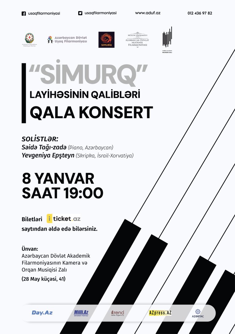 В Баку состоялись гала-концерт и церемония награждения лауреатов музыкального фестиваля "Симург" (ФОТО)