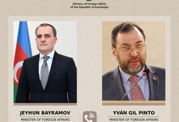 Джейхун Байрамов провел обсуждения с венесуэльским коллегой