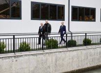 Президент Ильхам Алиев принял участие в открытии гидроэлектростанции «Гозлукёрпю» в Агдеринском районе (ФОТО)