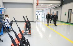 Президент Ильхам Алиев принял участие в открытии после реконструкции Тертерского электромеханического завода (ФОТО/ВИДЕО)