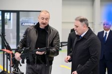 Президент Ильхам Алиев принял участие в открытии после реконструкции Тертерского электромеханического завода (ФОТО/ВИДЕО)