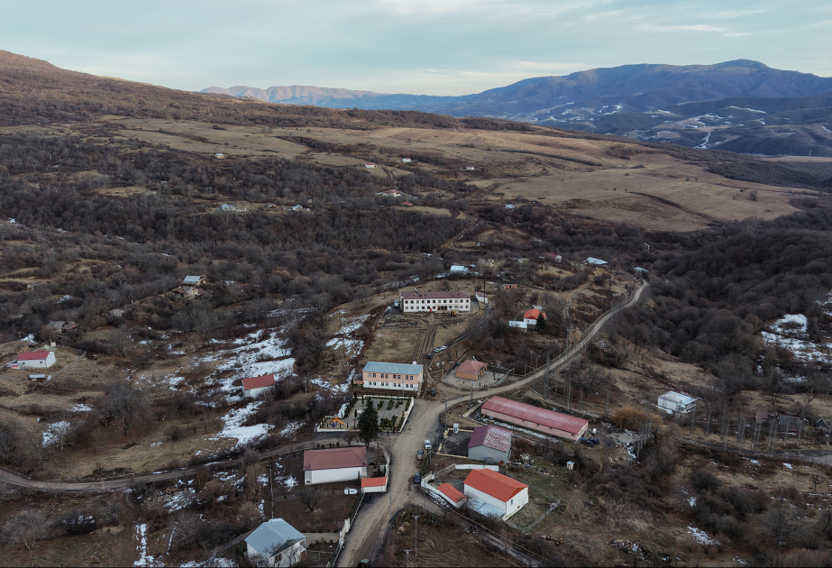 Президент Ильхам Алиев ознакомился с работами, проведенными в селе Чапар Агдеринского района (ФОТО)