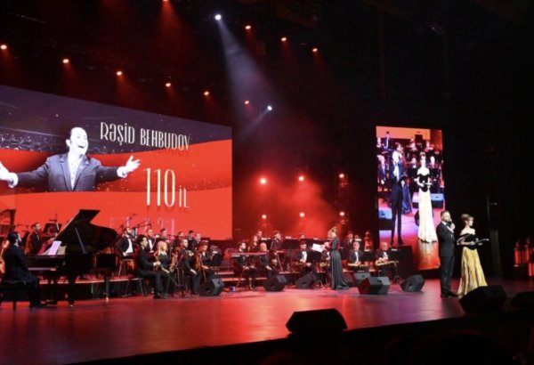 Во Дворце Гейдара Алиева состоялся торжественный концерт, посвящённый 110-летию со дня рождения Рашида Бейбутова (ФОТО)