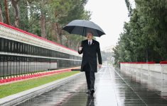 Президент Ильхам Алиев почтил память шехидов 20 Января (ФОТО)