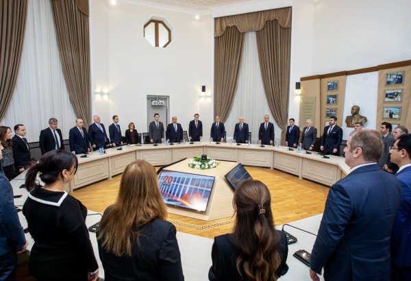 В Минэнерго Азербайджана прошло мероприятие, посвященное 36-й годовщине трагедии 20 Января (ФОТО)